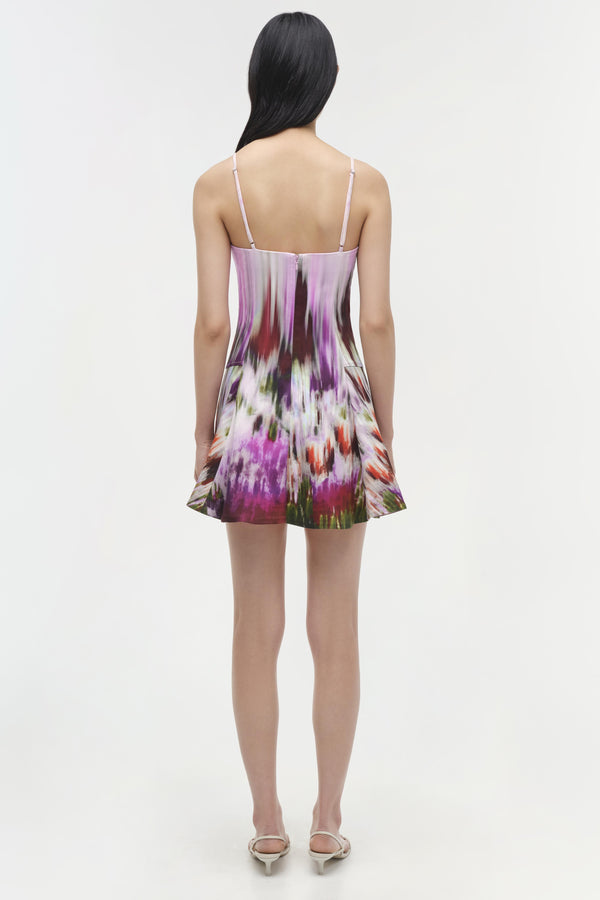 Jonathan Simkhai Judie Mini Dress SORBET MOTION BLUR