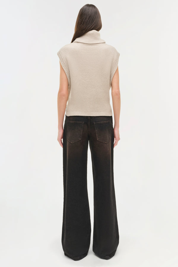 Jonathan Simkhai Kove Double Waistband Denim TERRANEA