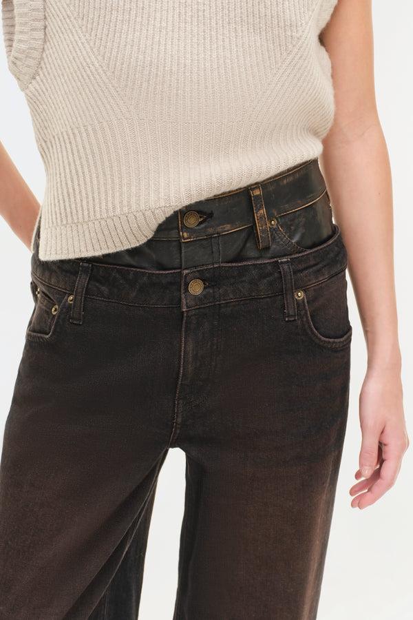 Jonathan Simkhai Kove Double Waistband Denim TERRANEA