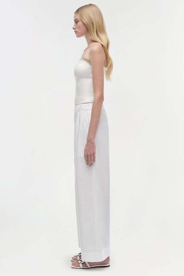 Jonathan Simkhai Nicole Strapless Compact Knit Top Ivory