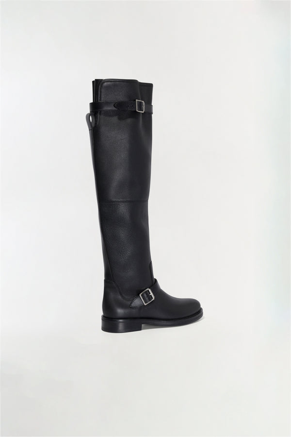 Jonathan Simkhai Noah Leather Over The Knee Boot Black