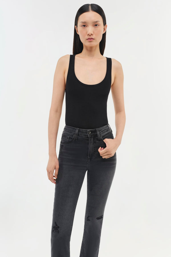 Jonathan Simkhai River Straight Leg Denim VINTAGE NOIR