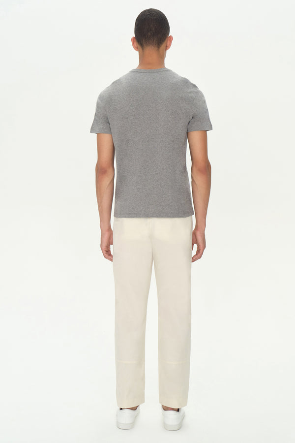 Jonathan Simkhai Smooth Cotton Crewneck Heather Grey