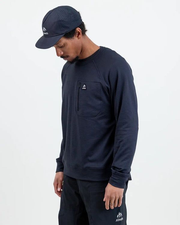 Jones Men’s Flagship Recycled Grid Fleece Crew