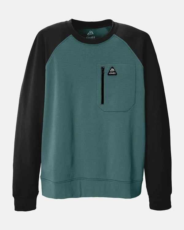 jones Men’s Flagship Recycled Grid Fleece Crew