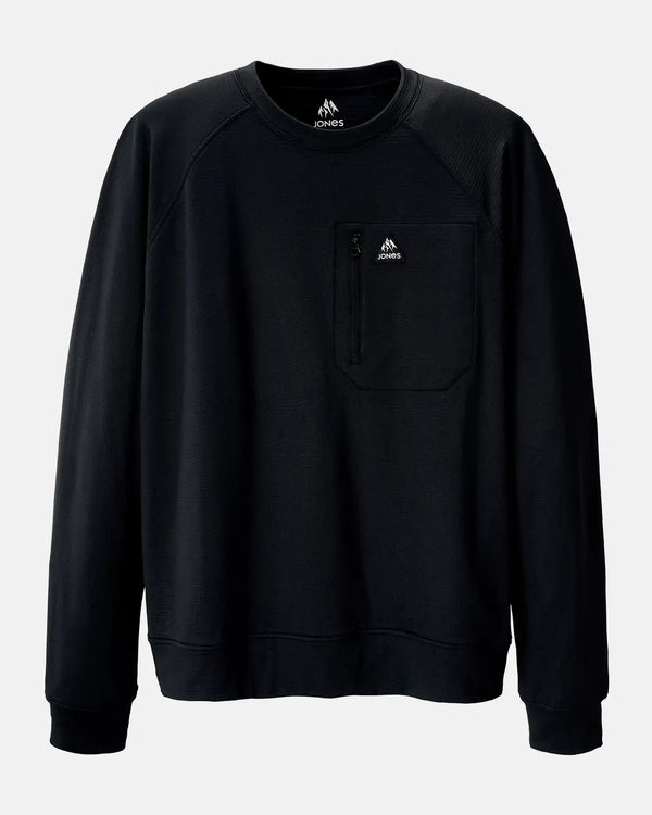 Jones Men’s Flagship Recycled Grid Fleece Crew