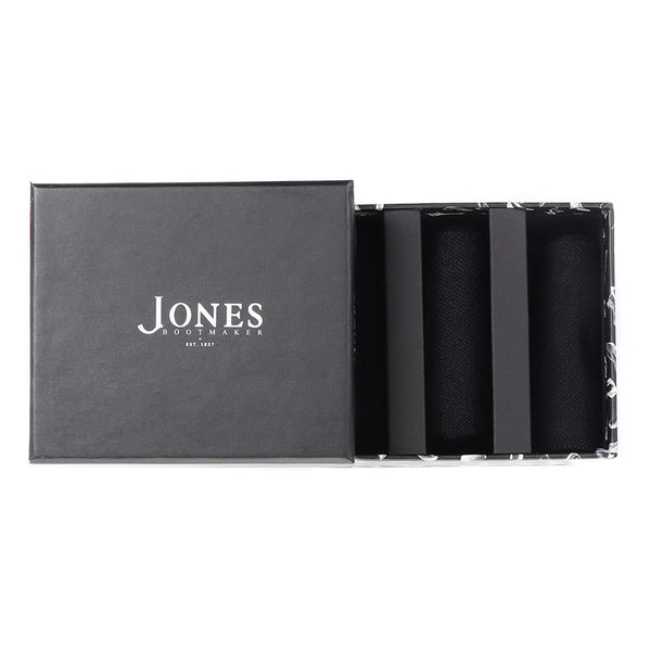 jones bootmaker Accessories 3 Pack Bamboo Socks - Black