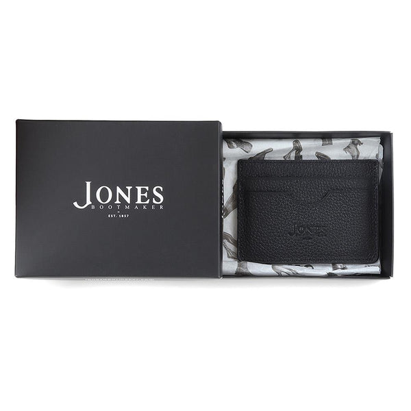 Jones Bootmaker Accessories Leather Card Holder - Black