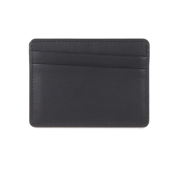 Jones Bootmaker Accessories Leather Card Holder - Black