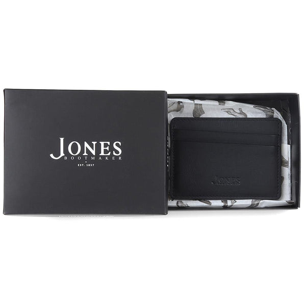 Jones Bootmaker Accessories Leather Card Holder - Black