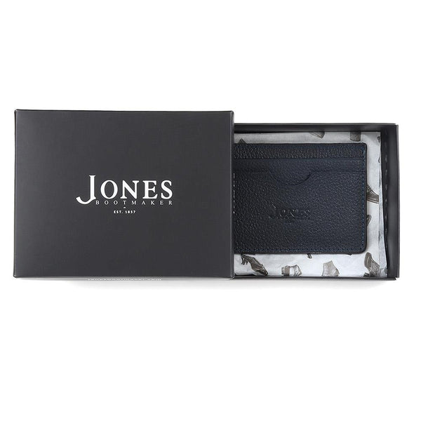 Jones Bootmaker Accessories Leather Card Holder - Navy
