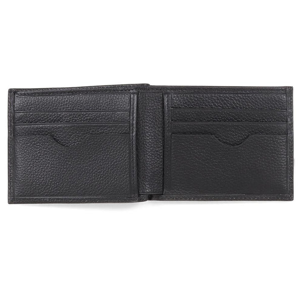 Jones Bootmaker Accessories Leather Fold Over Wallet - Black