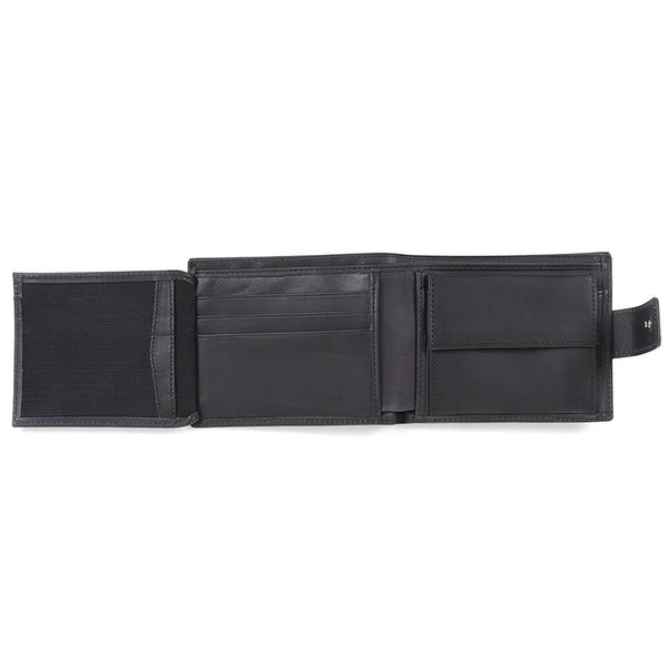 Jones Bootmaker Accessories Leather Fold Over Wallet - Black