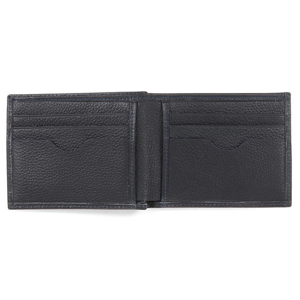 Jones Bootmaker Accessories Leather Fold Over Wallet - Navy