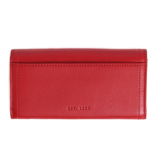 Jones Bootmaker Accessories Orlanda Leather Lined Purse - Red