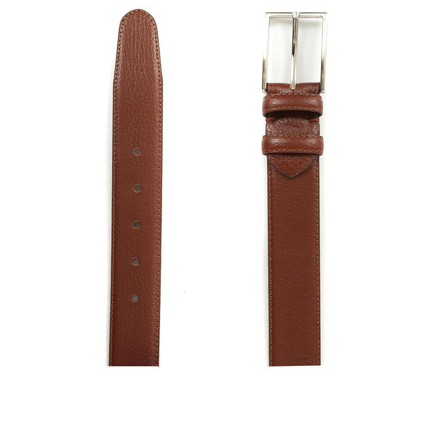 Jones Bootmaker Accessories Upminster Men's Leather Belt - Chestnut