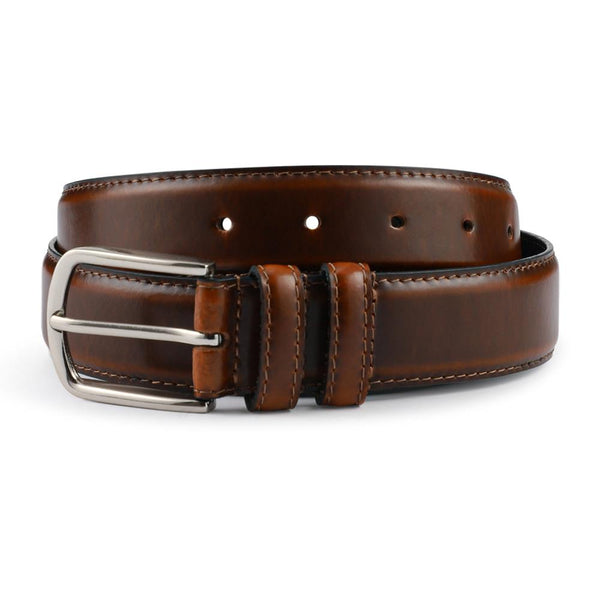 jones bootmaker Accessories Urban Leather Belt - Chestnut