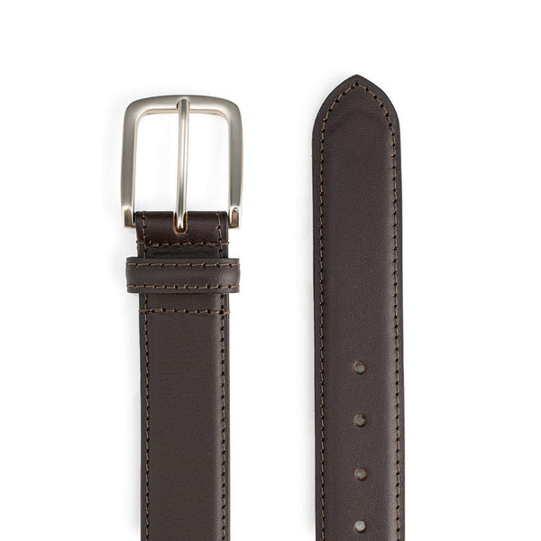 Jones Bootmaker Accessories Urban Leather Belt - Dark Brown