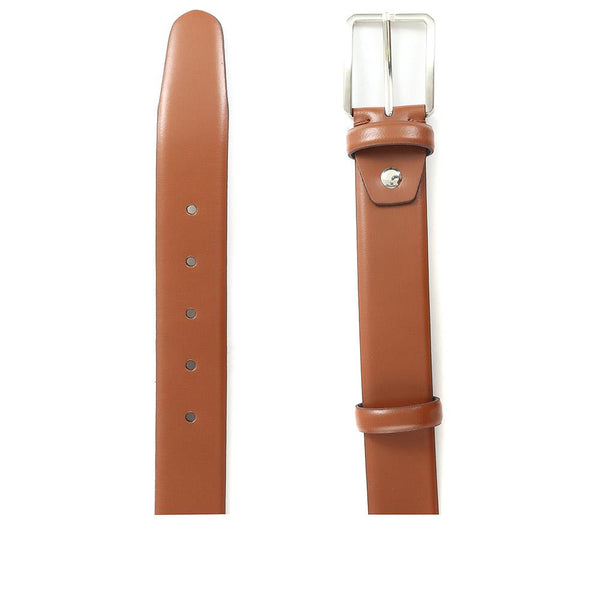 Jones Bootmaker Accessories Uxbridge Men's Leather Belt - Chestnut