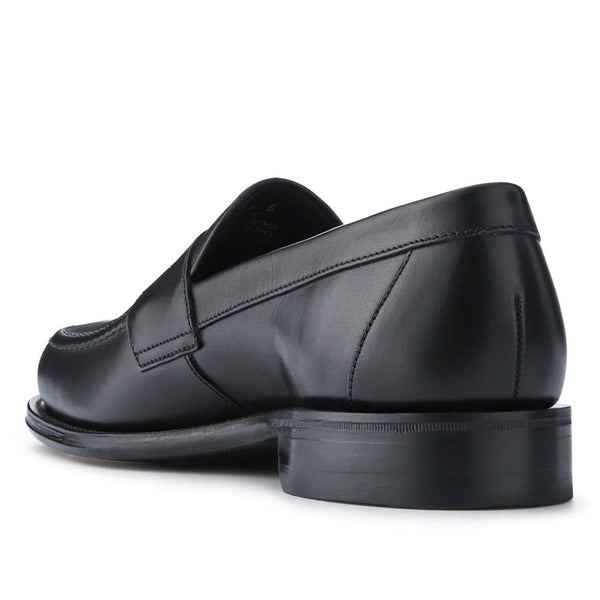 Jones Bootmaker Men's All-Leather Loafers - Black