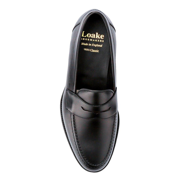 Jones Bootmaker Men's All-Leather Loafers - Black