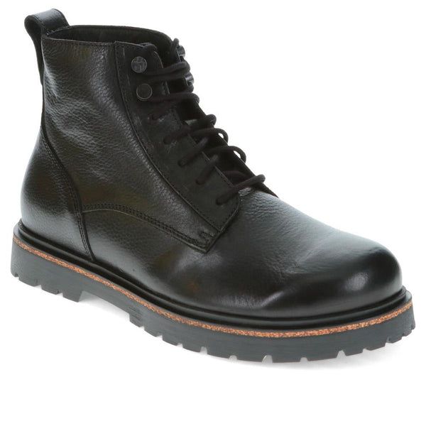 jones bootmaker Men's Birk Lace-Up Boots - Black