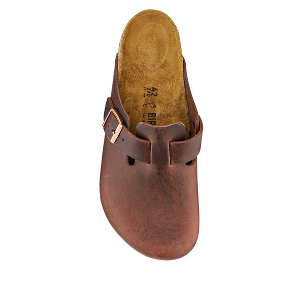 Jones Bootmaker Men's Boston Clogs - Dark Brown