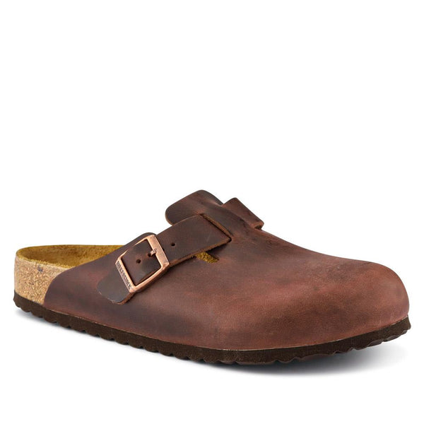 jones bootmaker Men's Boston Clogs - Dark Brown