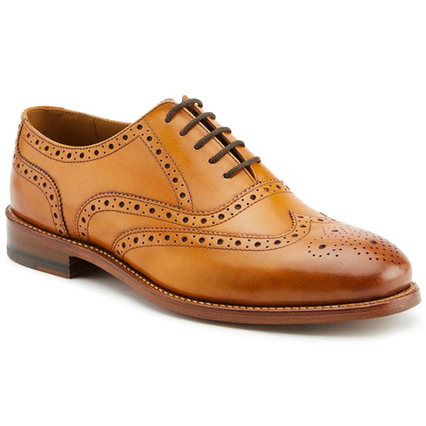 jones bootmaker Men's Braxton Leather Brogues - Tan