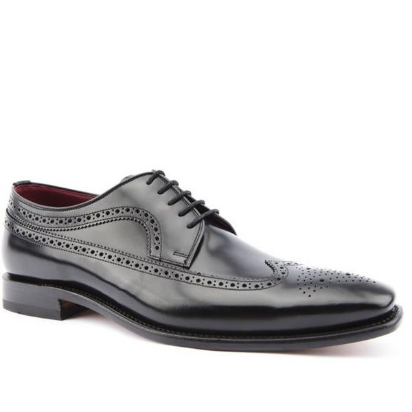 Jones Bootmaker Men's Clint Leather Brogue - Black