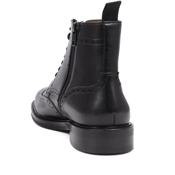 Jones Bootmaker Men's Fletcher Leather Boots - Black