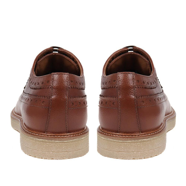 Jones Bootmaker Men's Lake Chunky Sole Brogues - Tan