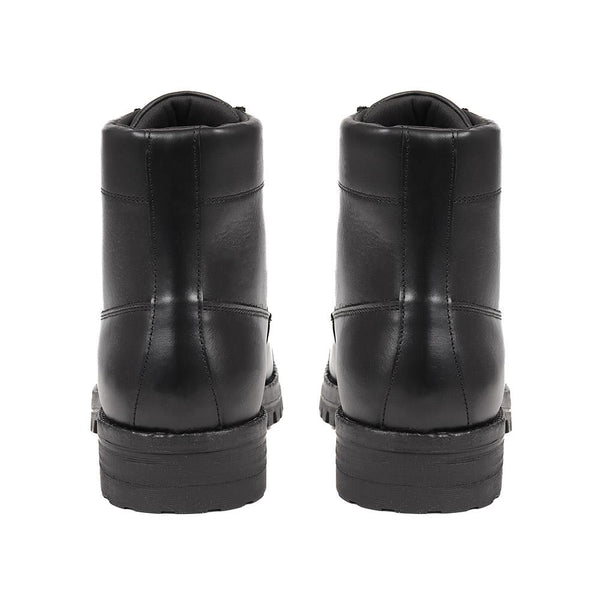 Jones Bootmaker Men's Leather Lace-Up Boots - Black