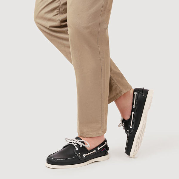 Jones Bootmaker Men's Men's Leather Moccasins - Navy