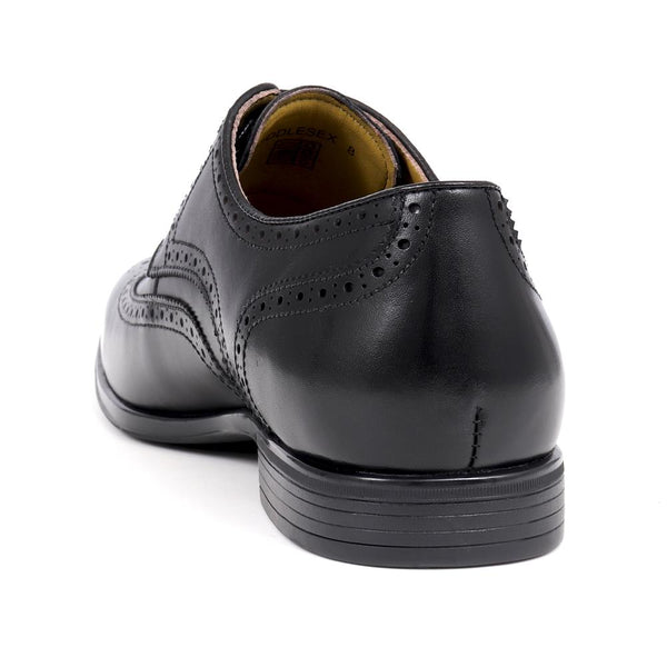 Jones Bootmaker Men's Middlesex Brogue Shoes - Black