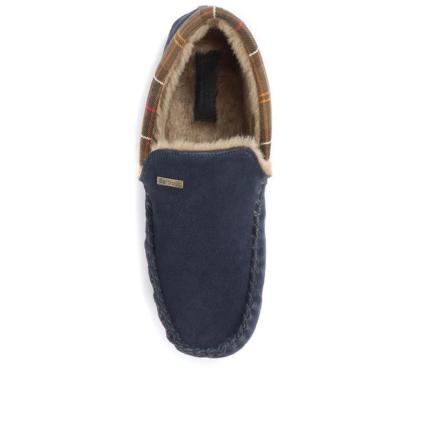 Jones Bootmaker Men's Monty House Slippers - Navy