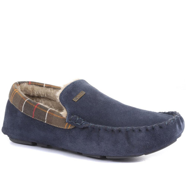 jones bootmaker Men's Monty House Slippers - Navy