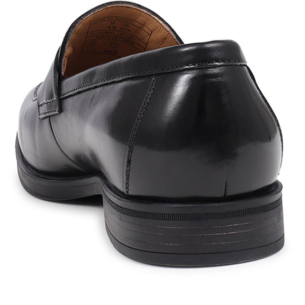 Jones Bootmaker Men's Radley Leather Loafers - Black