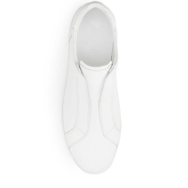 Jones Bootmaker Men's Slade Suede Trainers - White