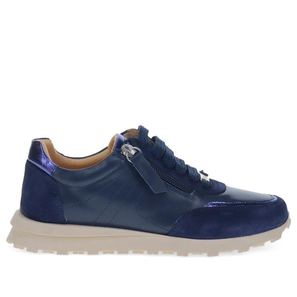 Jones Bootmaker Outlet Aisha Lace-Up Trainers - Navy