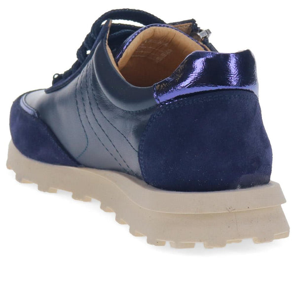 Jones Bootmaker Outlet Aisha Lace-Up Trainers - Navy