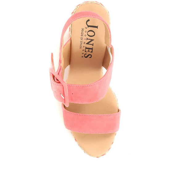 Jones Bootmaker Outlet Amerie Wedge Sandals - Coral