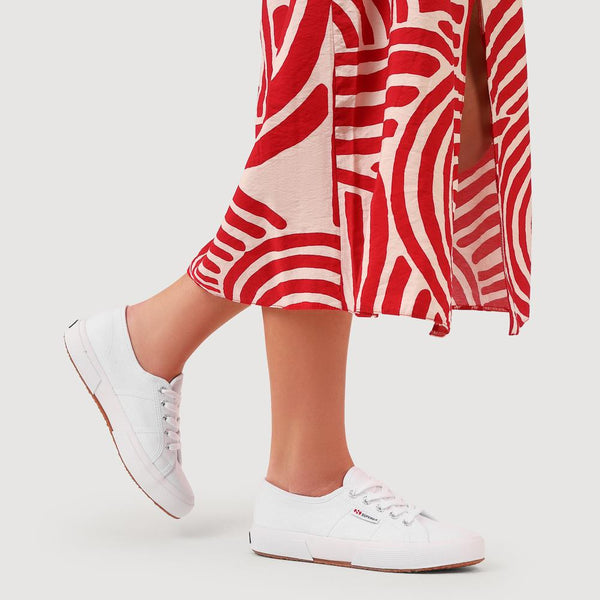 Jones Bootmaker Outlet Cotu Lace-Up Trainers - White