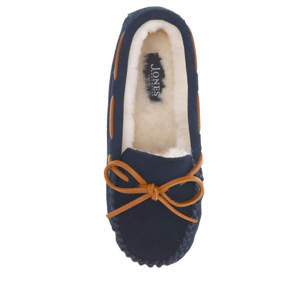 Jones Bootmaker Outlet Ferne Full Slippers - Navy