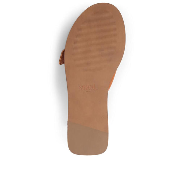 Jones Bootmaker Outlet Georgette Leather Mules - Tan