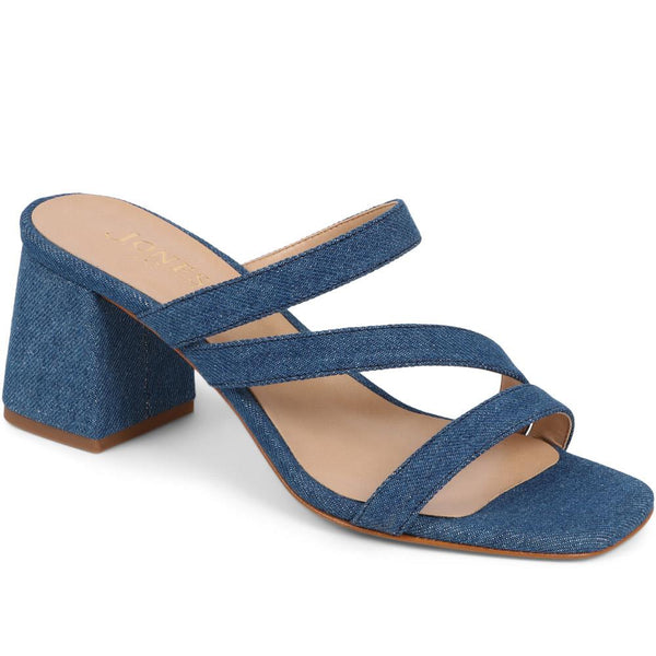 jones bootmaker Outlet Honour Heeled Sandals - Denim