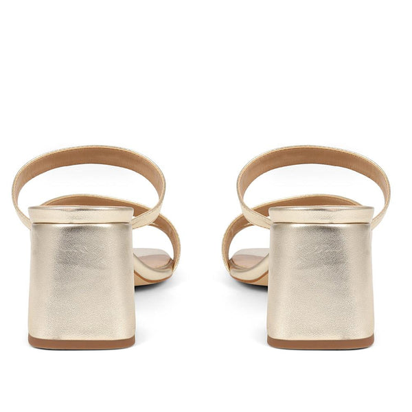 Jones Bootmaker Outlet Honour Heeled Sandals - Gold