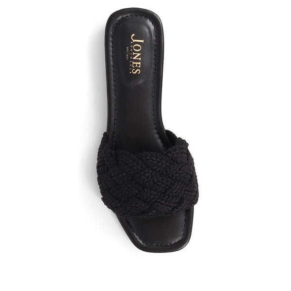 Jones Bootmaker Outlet Indie Mule Sandals - Black