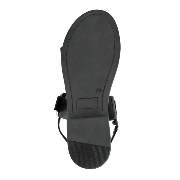 Jones Bootmaker Outlet Iyla Leather Sandals - Black