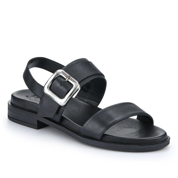 jones bootmaker Outlet Iyla Leather Sandals - Black